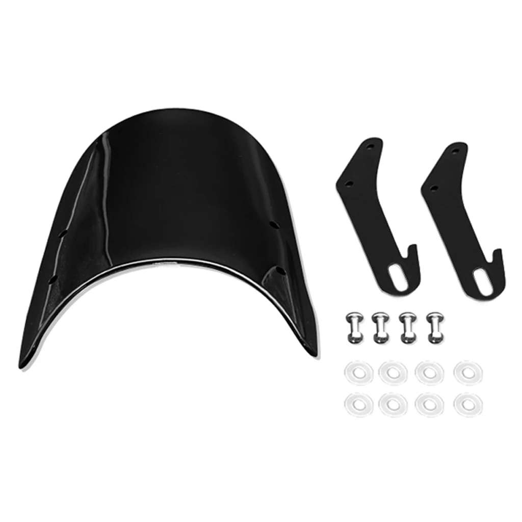 

Black Motorcycle Windshield Windshield Windshield Windscreen DIY For CG125 GN125