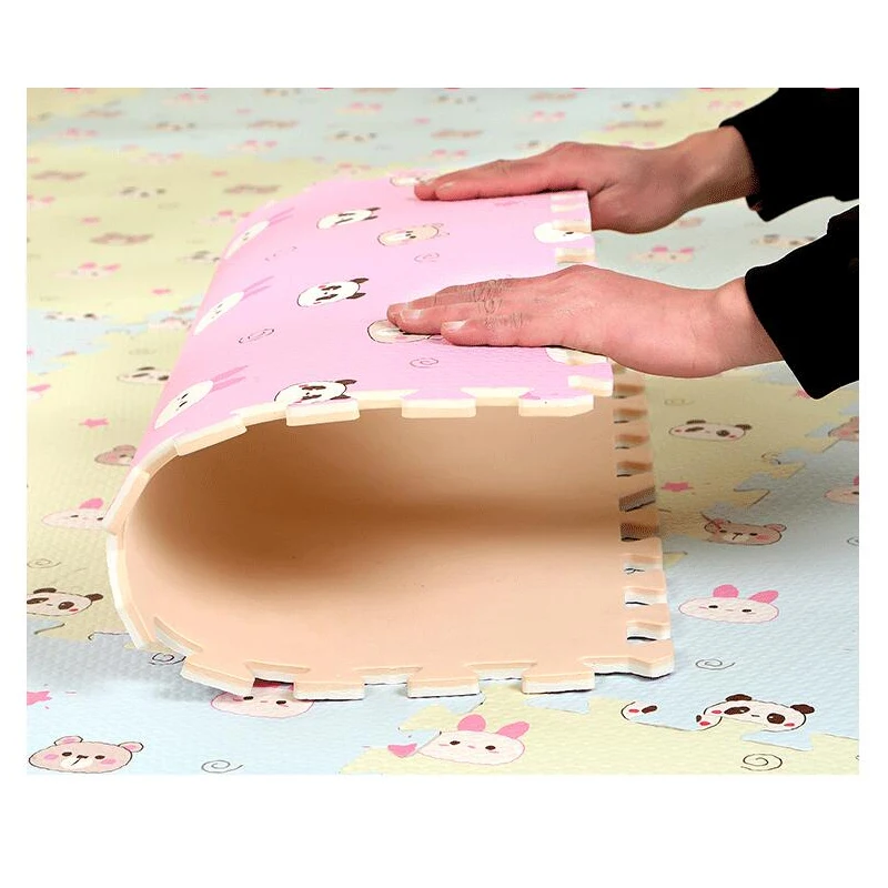 EVA вспененный прошитый детский игровой коврик 60*60*1 2 см детские игрушки