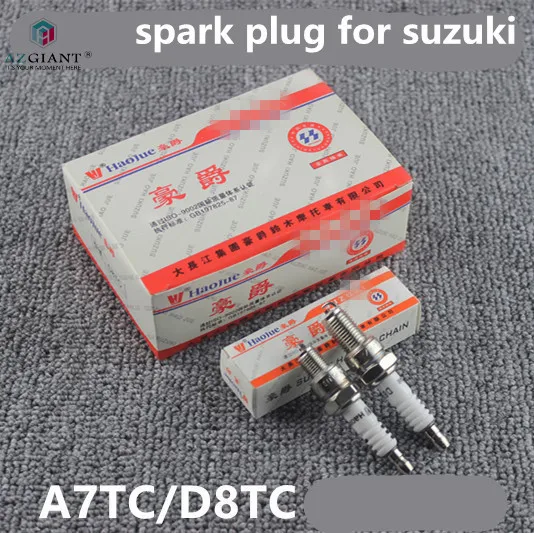 Свеча зажигания для мотоцикла AZGIANT A7TC/D8TC BM6A /Z4C /F7TC/ F5TC/CR8E/CR9E CR6E CR7E CR8E B8RTC CR9E |
