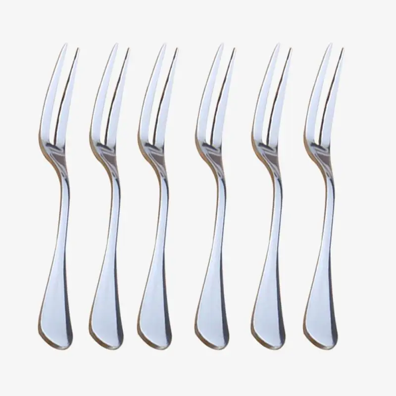 

1PC Mini Dessert Spoon Stainless Steel Spoon Fork Ice Cream Coffee Stirring Spoons Teaspoon Donut Fruit Fork Kitchen Flatware