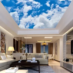 beautiful dream blue sky white sky sky ceiling background wall 3d ceiling murals wallpaper free global shipping