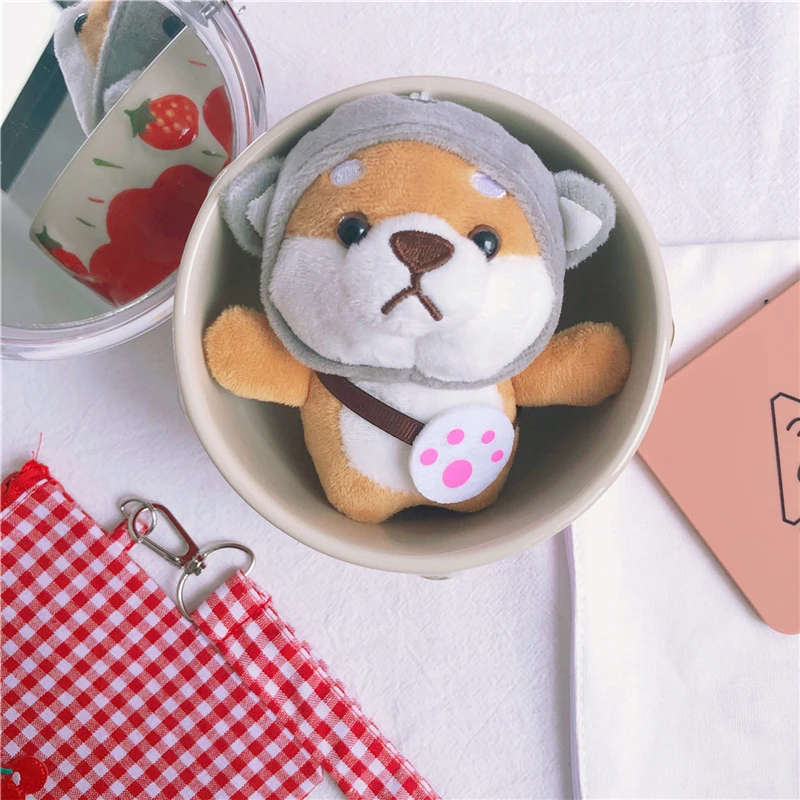 Милые корги куклы плюшевый брелок Мультяшные чучела животные перевязочный