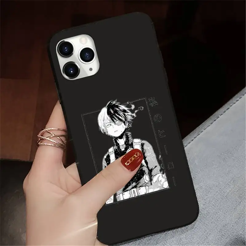 Чехол для телефона с аниме Моя геройская Академия iPhone 13 7 8 11 12 X XS XR Pro max Samsung A S 9 71 10
