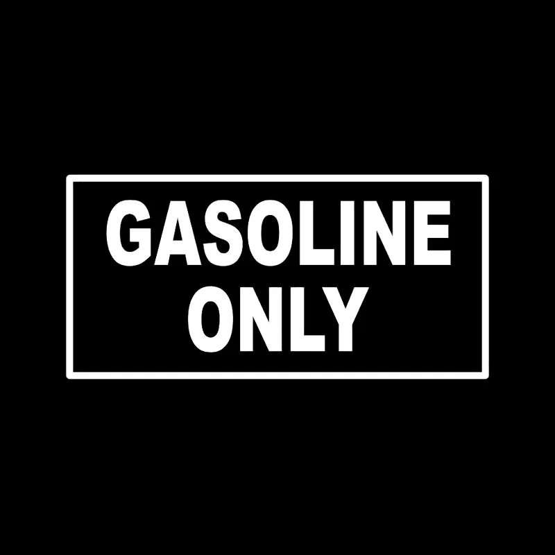 

Fuel Vinyl Decal Waterproof Car Sticker Black/Silver 13cmx6cm