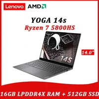new lenovo laptop yoga 14s 2021 amd ryzen 7 5800hs 16gb ram 512g ssd notebook backlit keyboard 90hz windows 10 ultraslim laptop