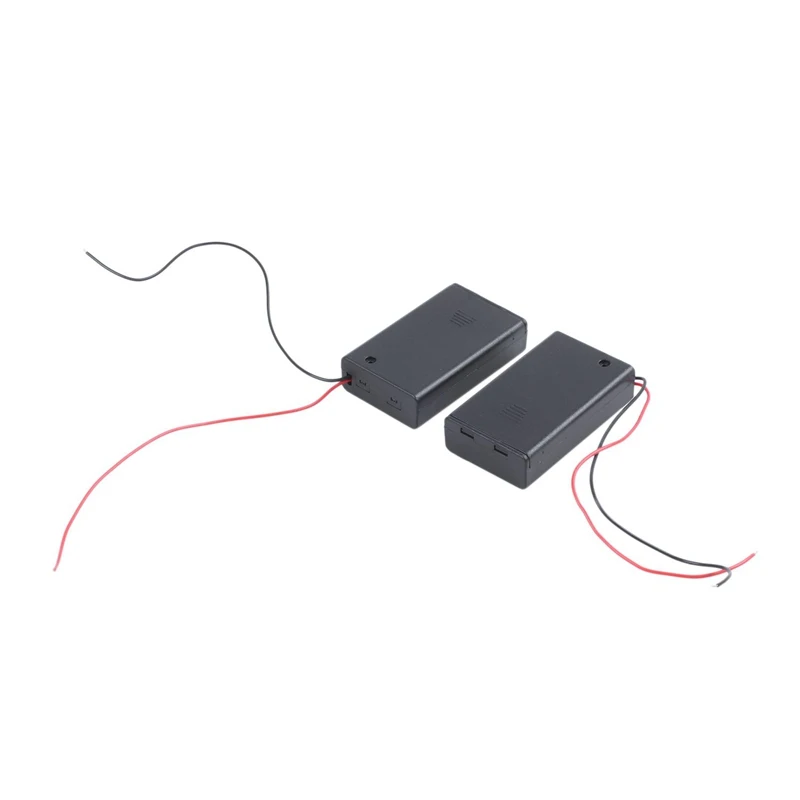 3 шт. два провода ВКЛ./ВЫКЛ. Переключатель 3x1 5 V AAA держатель батареи Чехол w