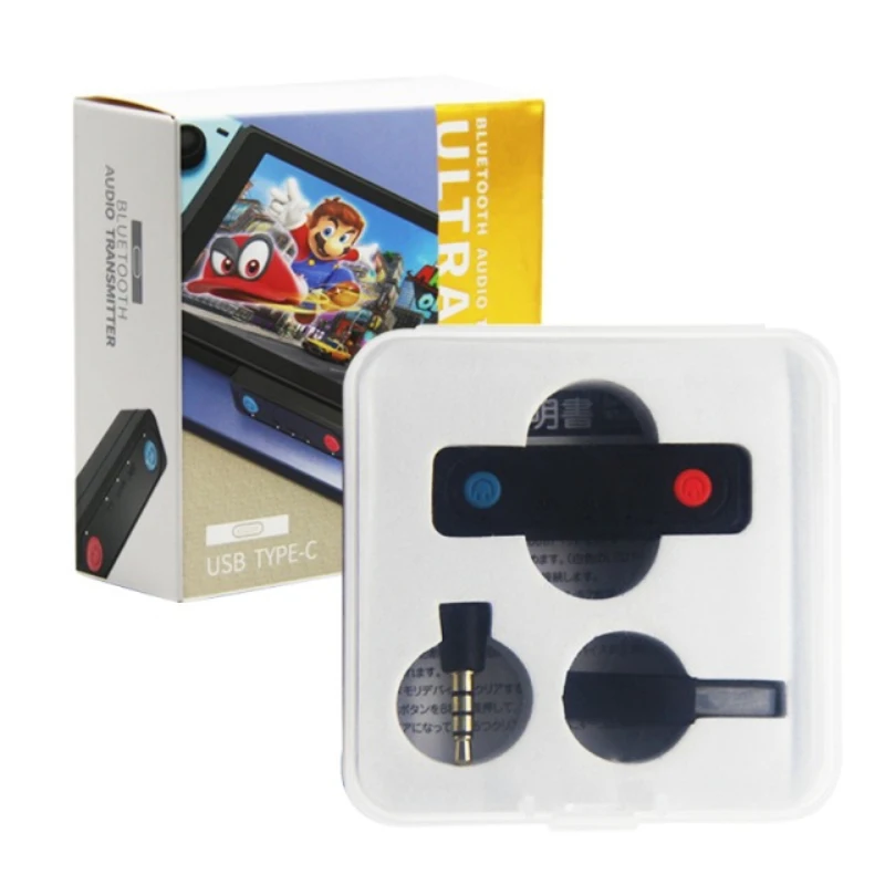 

Mini Ultra-thin Type-C BT Audio Transmitter Adapter Plug And Play With Protective Base With Microphone Audio Transmitter