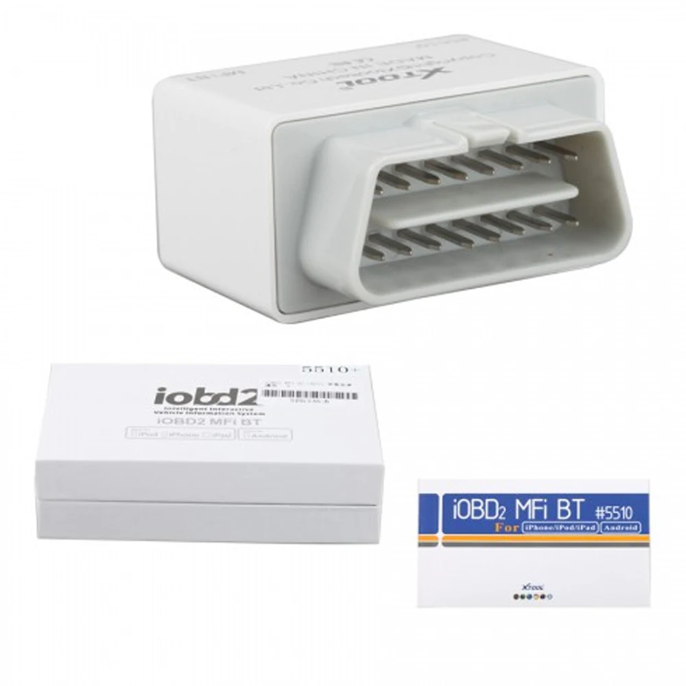 Оригинальный считыватель кодов XTOOL IOBD2 Mini сканер OBD2 диагностика Android IOS с Hud