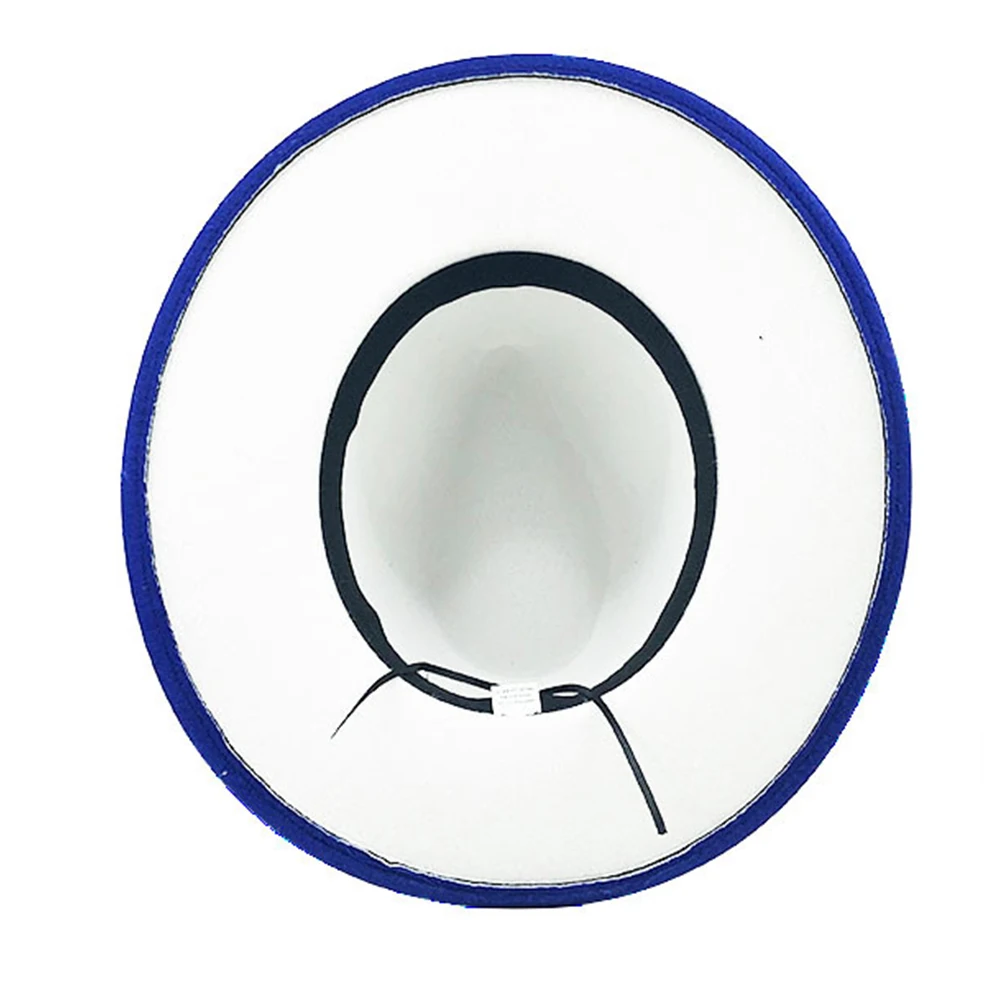 FS британский стиль градиент шерстяной джазовый Fedora осень зима Широкий полями