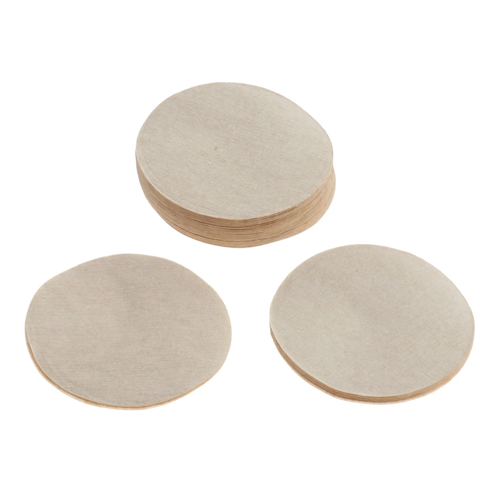 

100 Pieces Of Unbleached Coffee Filter Paper Moka Coffee Maker