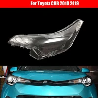 car headlight lens for toyota chr 2018 2019 headlamp cover replacement auto shell