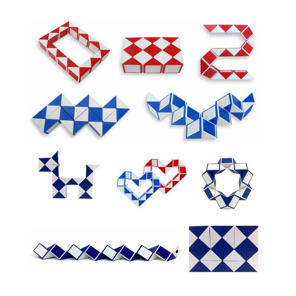 

24 segments Cool Variety magic snake ular Twist Kids Game Transformable Gift Puzzle juguetes kids toys brinquedos Educational