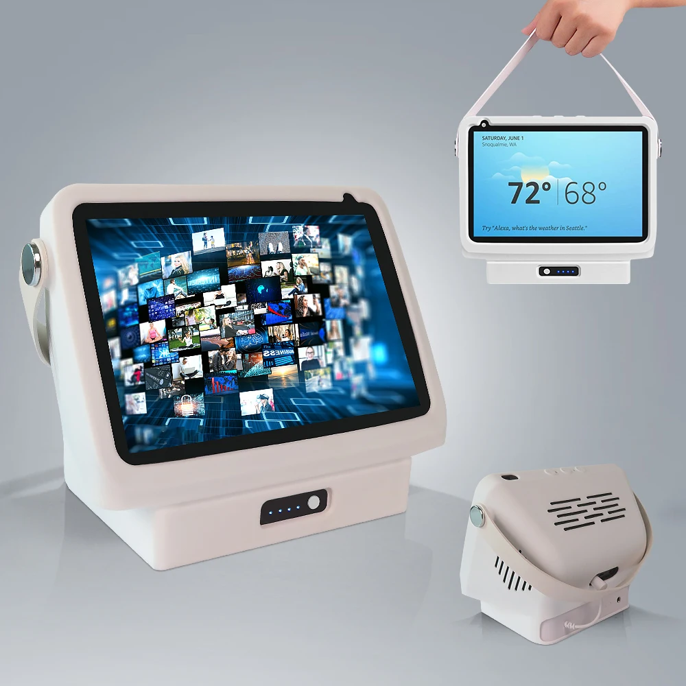 Аккумулятор для Echo Show 8 портативное защитное моющееся Беспроводное зарядное