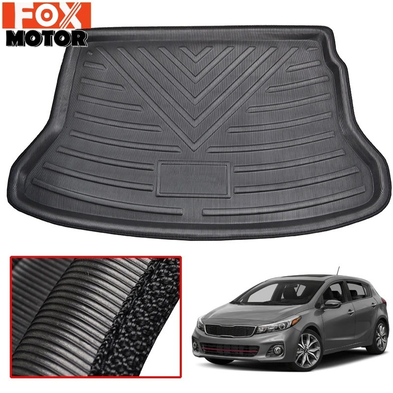 

Подходит для Kia Cerato Forte K3 хэтчбек 2014 2015 2016 2017 задний коврик для багажника коврик для Багажника Грузовой лоток накладка протектор Аксессуары
