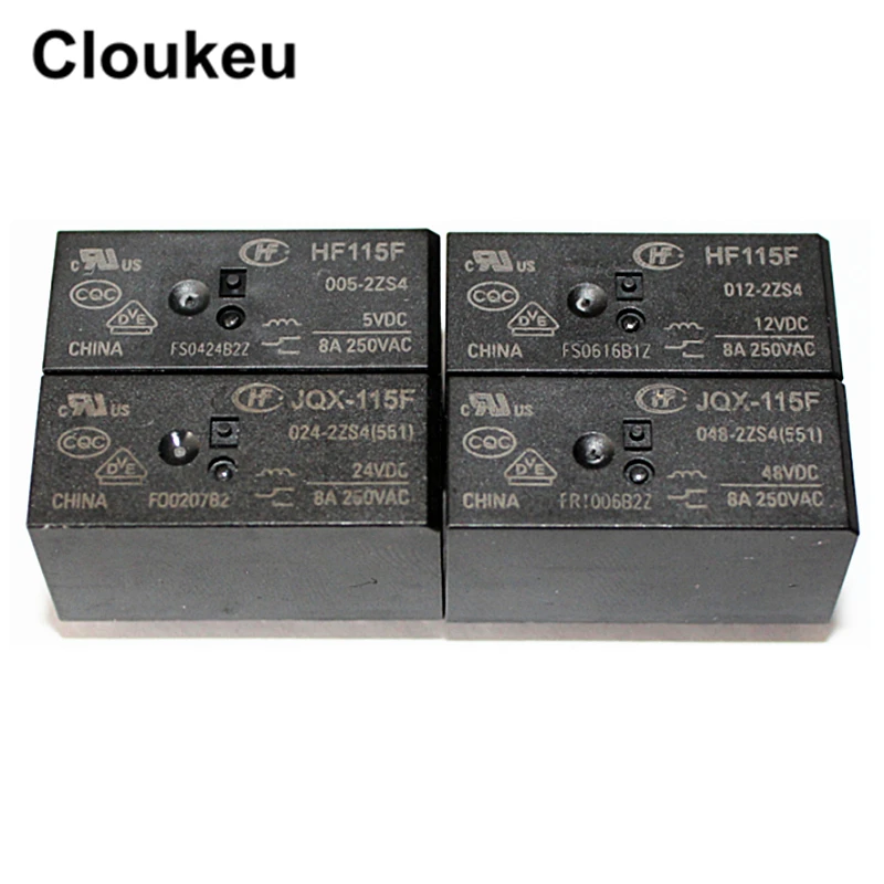 Relay DIP8 HF115F- 005 012 024 048 -2ZS4 JQX-115F- 5V 12V 24V 48V 8A | Обустройство дома