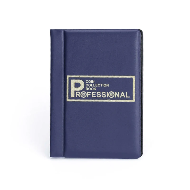 Бумажник 120 листов портативный альбом для монет 4 цвета чехол хранения копеек и