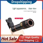 1 шт. клипса 812x оптический зум HD телескоп объектив камеры для IPhone Samsung Xiaomi Huawei Smartphone объектив камеры Лидер продаж
