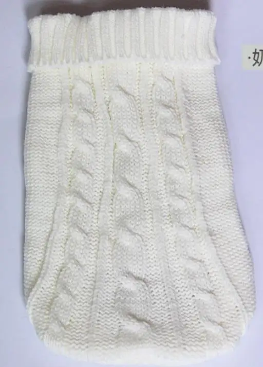 white Популярные домашними животными, котом, собакой; вязаный джемпер зимний свитер теплое пальто однотонная куртка-Цвет Одежда для собак-питомцев товары Прямая ; Новинка - Цвет: white