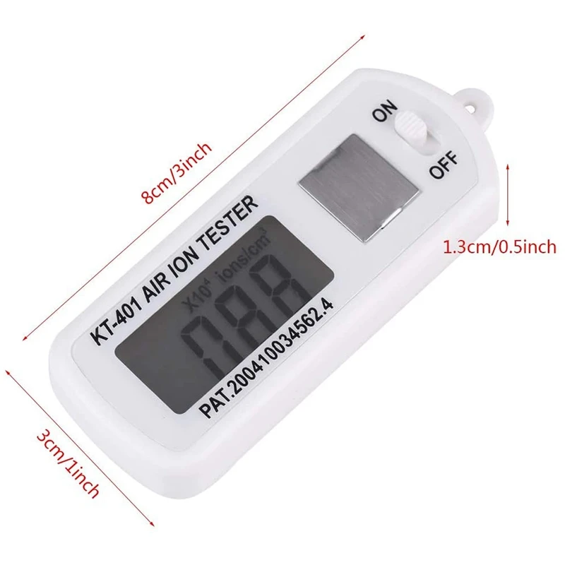 Air Negative Ion Tester Meter Aeroanion Detector Oxygen Ions Concentration | Инструменты