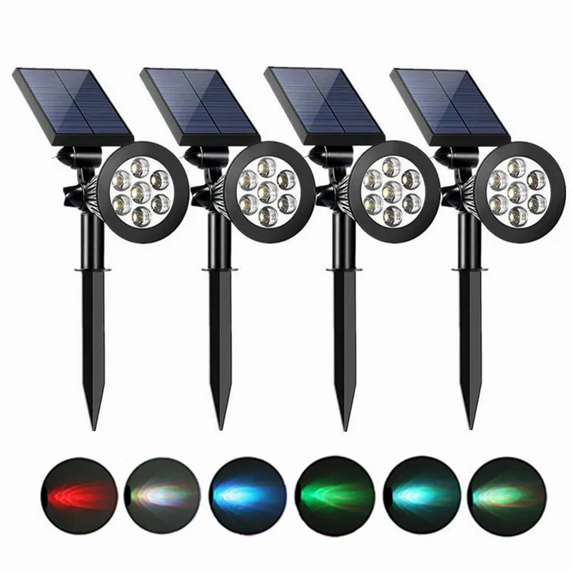 

Solar Powered 4/7/9 LED Lamp Adjustable Solar Spotlight In-Ground IP65 Waterproof Landscape Wall Light Outdoor Lighting