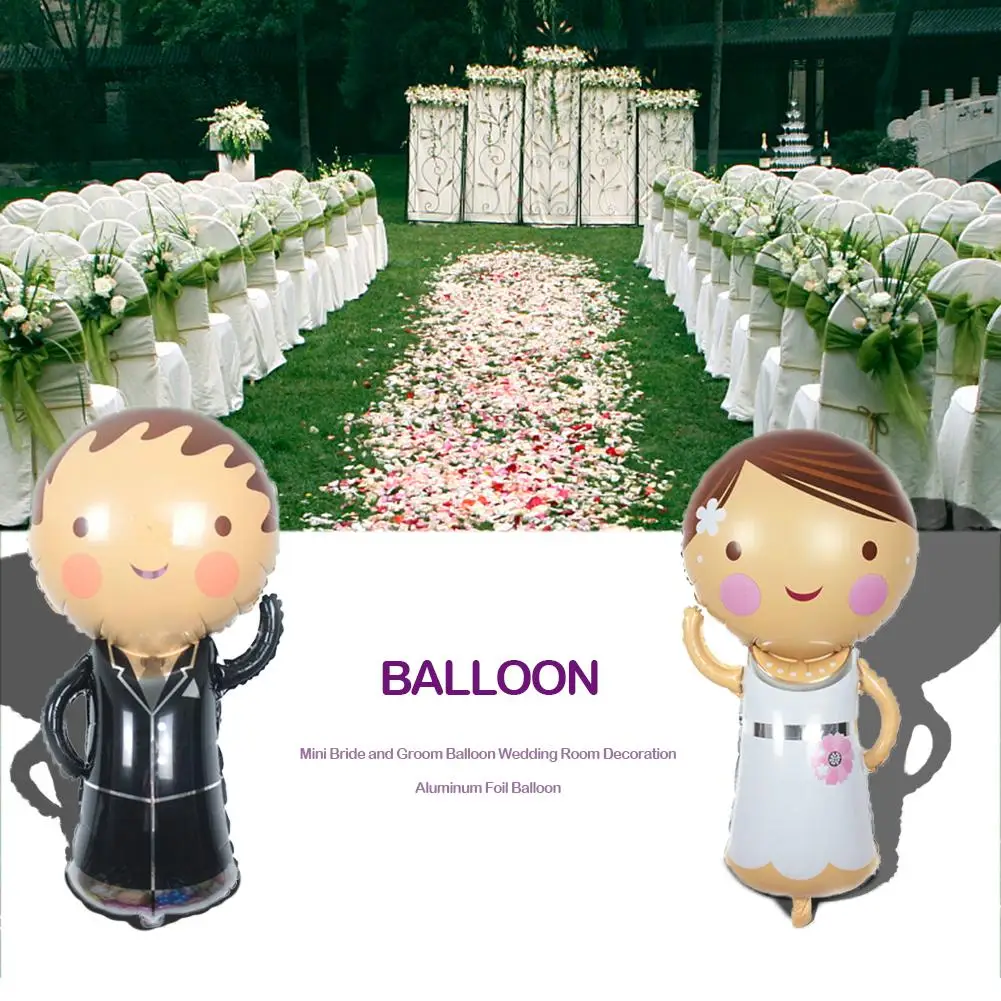 Мини воздушный шар для жениха и невесты украшение свадебной комнаты воздушные