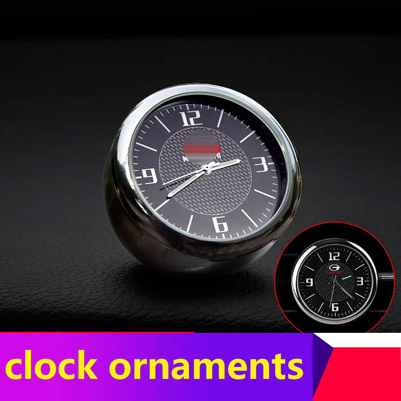Автомобильные часы украшения вентиляционные отверстия зажим наклейка с
