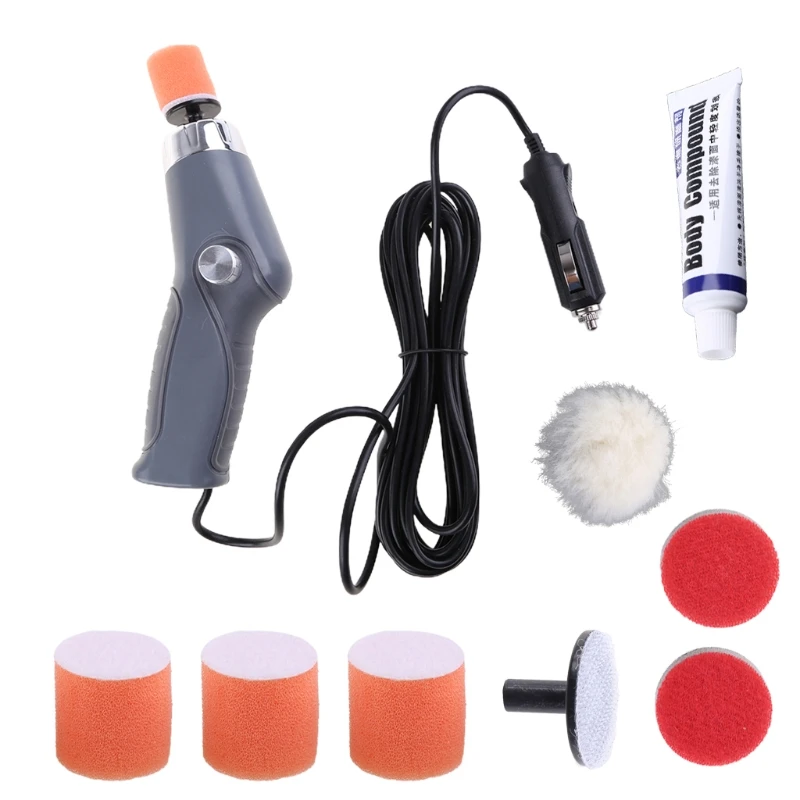 

XXFF Car Polishers Electric Waxing Tool Portable Mini Automotive Scratch Polishers Paint Scratches Repairing Tool