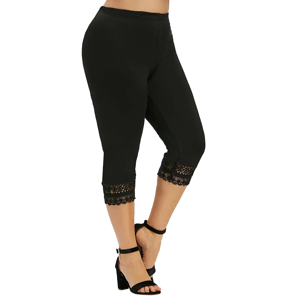 

capris pants Pencil Pants Women Solid Color Mid Rise Capri Pants Leggings Skinny Cropped Trousers leggings high waist pants 2020