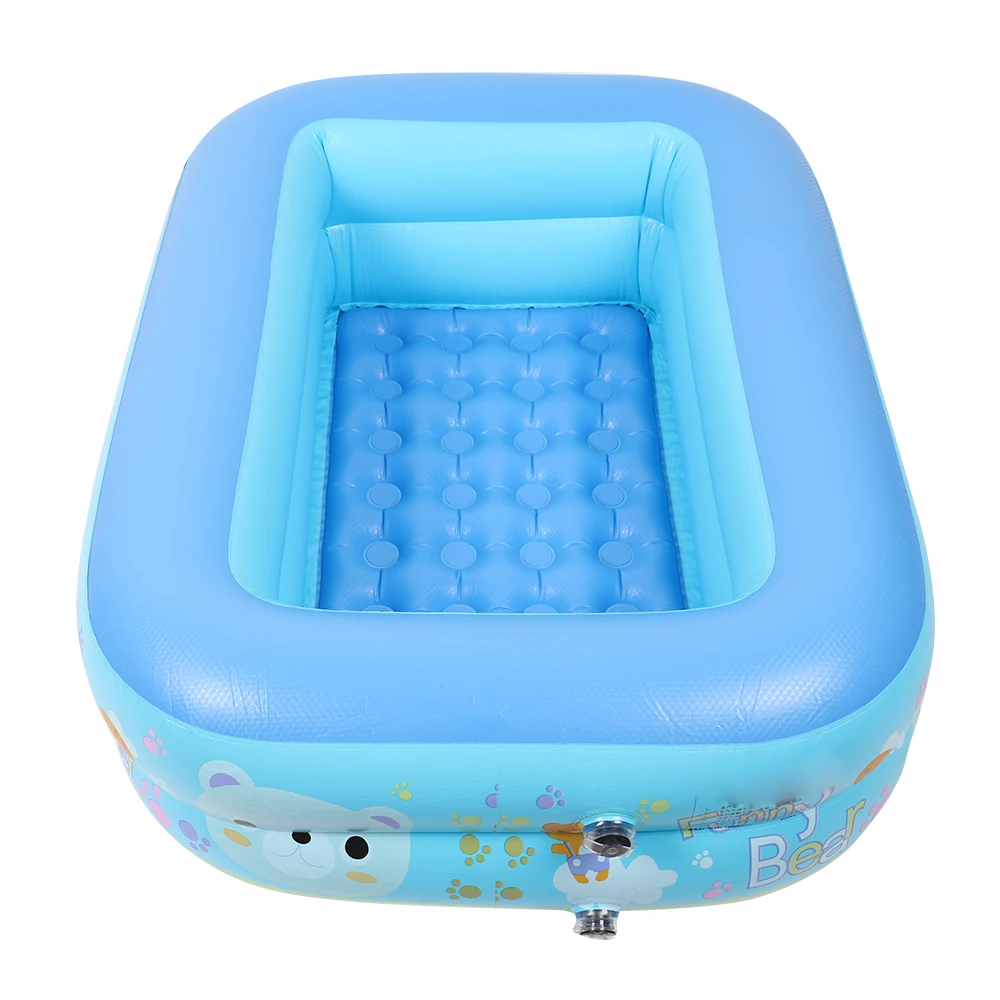Детский надувной квадратный плотный детский плавательный бассейн летний