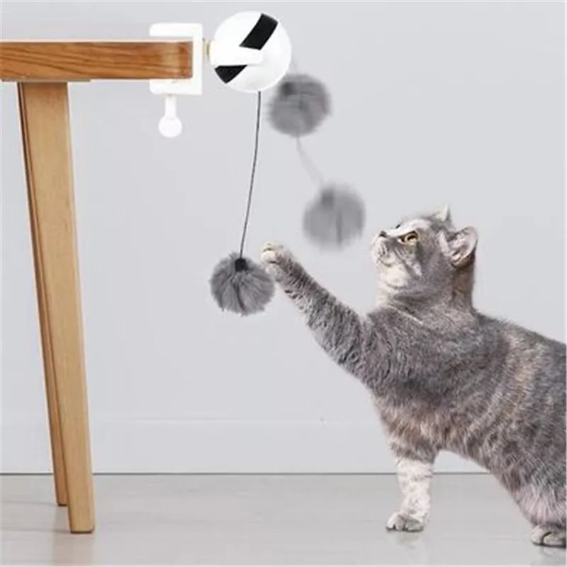 

Электронная движущаяся игрушка для кошек, Автоматический подъемный кошачий мяч, интерактивный пазл, умный мяч для кошек, игрушки, товары дл...