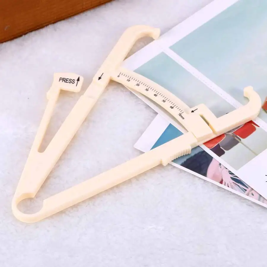 Body Fat Calibrator Tester Portable Monitors Skin Fold Meter Measure Tool | Красота и здоровье
