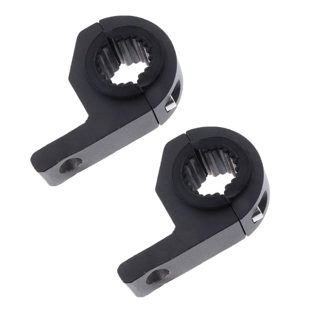 Black Front Rear Motorcycle Turn Signal Light 33mm Fork Clamp Durability | Автомобили и мотоциклы