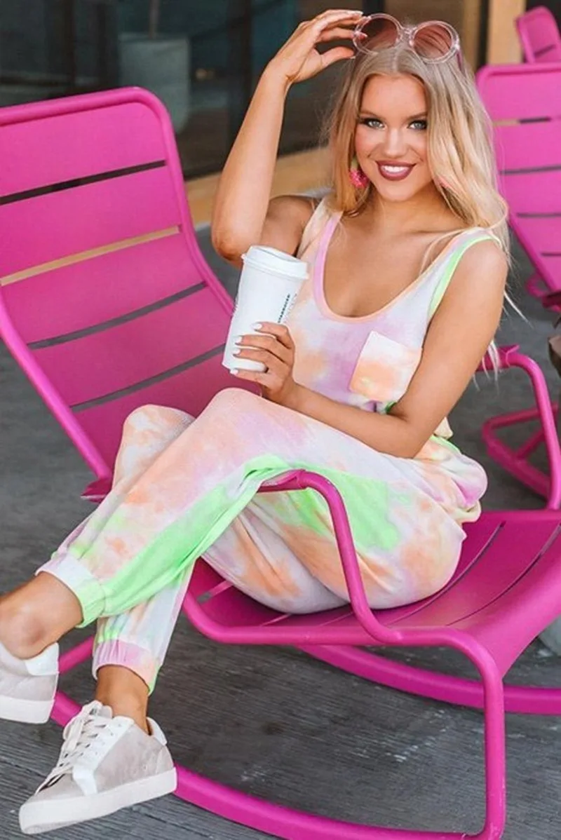 Спортивные костюмы для женщин комплект из двух предметов майка женские летние