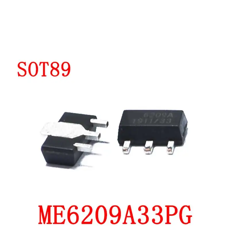 

100 шт. ME6209A33PG 3,3 В, Выдерживаемое Напряжение 18 в SOT89