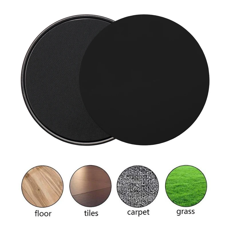 2 шт. скользящие диски слайдер Фитнес диск Упражнение сдвижная пластина для