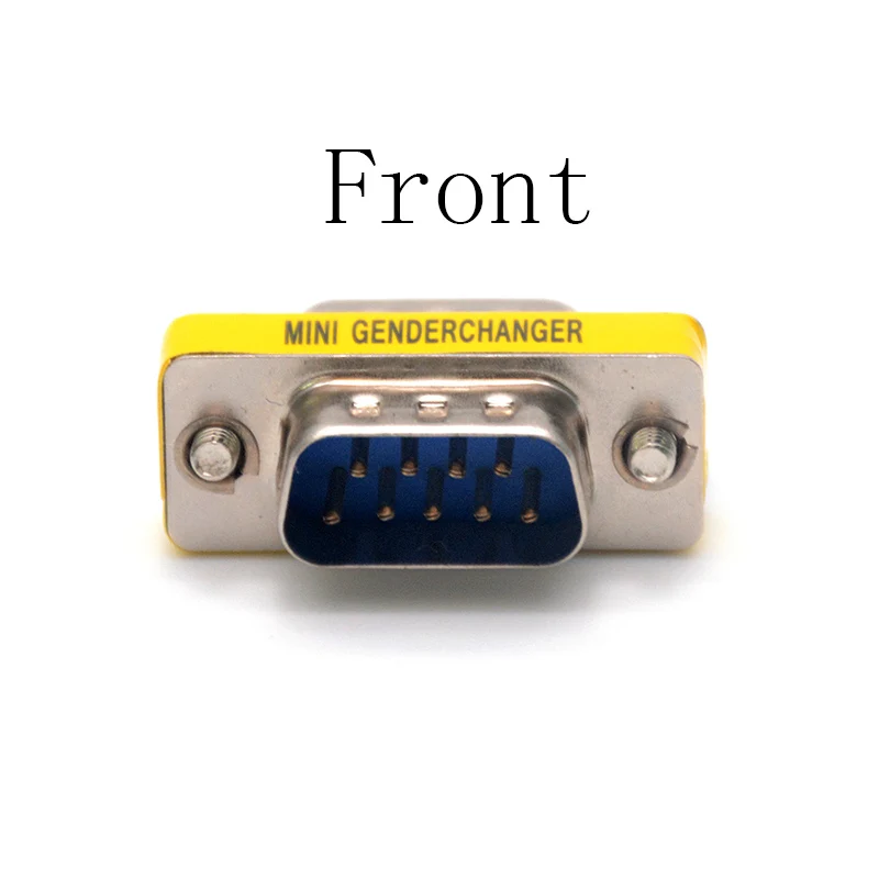 Универсальный мини переходник DB9 с 9 контактным штекером на обоих концах