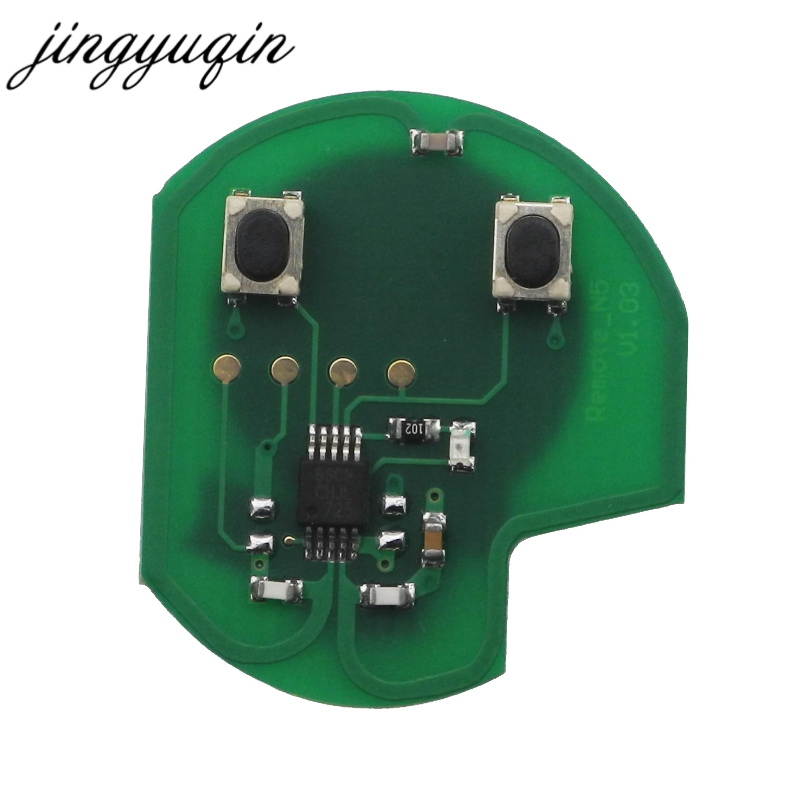 Jingyuqin for Suzuki Swift 433MHz ID46 Chip HU87 Uncut Blade 2 Buttons Car Remote Key | Автомобили и мотоциклы
