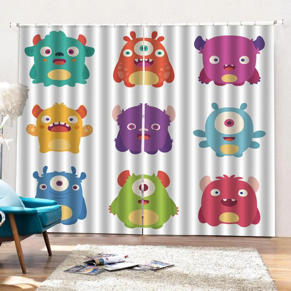 Минималистичные 3D шторы Лодка на спокойных реках деревья Птицы веточки эскиз