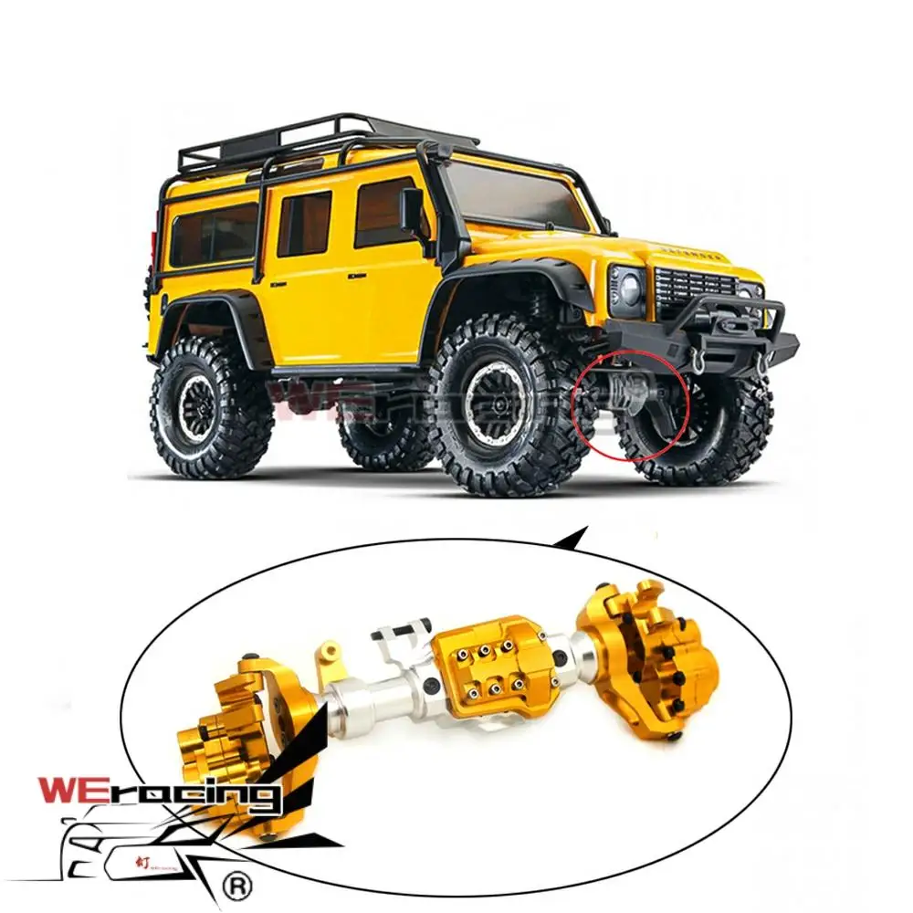 

RS-RC TRX4 Алюминий передние и задние портал ось Корпус для 1/10 RC автомобиль гусеничные TRX-4 оси обновления Запчасти