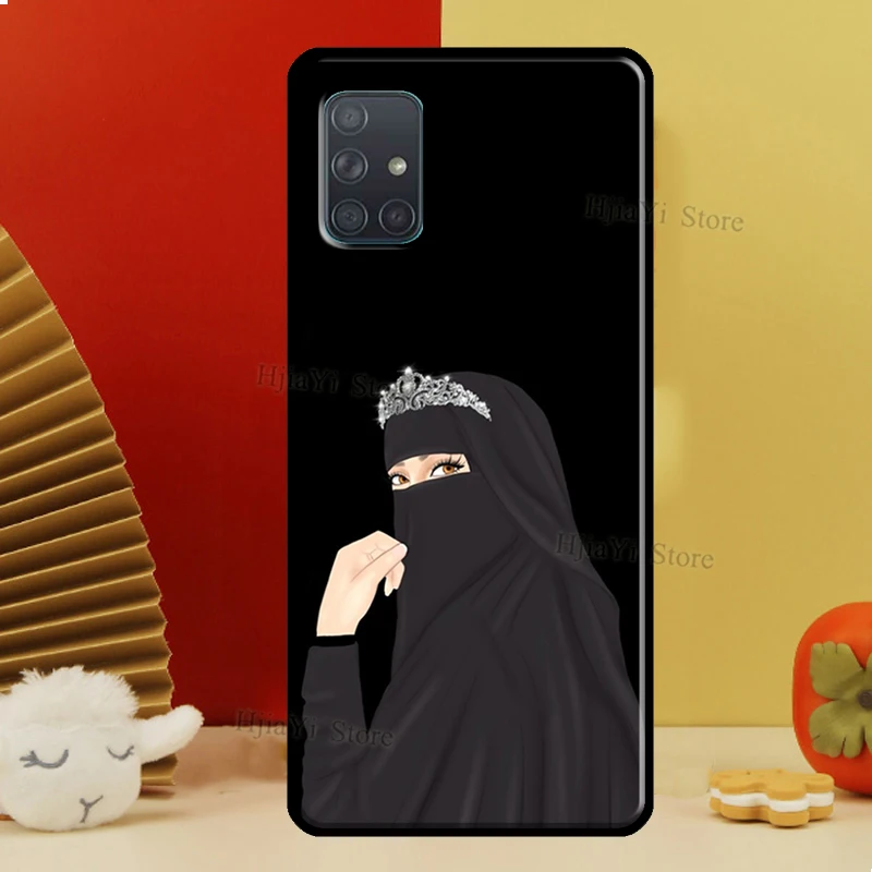Мусульманский хиджаб чехол для Samsung A54 A34 A14 A24 A12 A22 A32 A42 A52 A51 A71 A50 A70 A13 A23 A33 A53 - купить