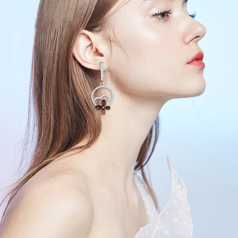 Ayowei для влюбленных подарки дизайн с бабочками и цветами серебряным покрытием