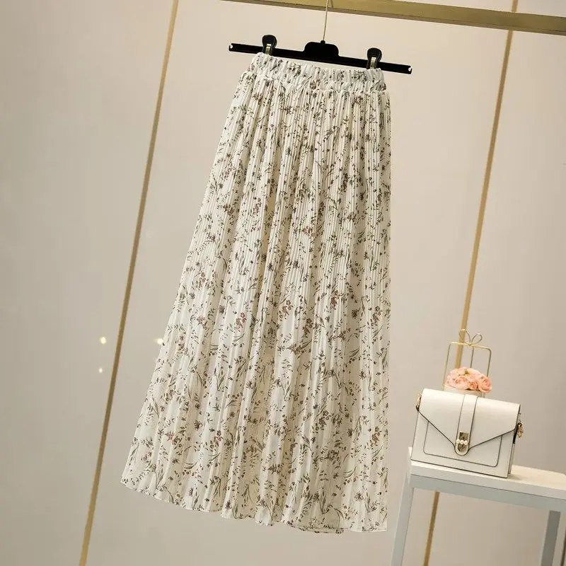 Женская обувь в богемном стиле с цветочным принтом длинная юбка 2020 летние