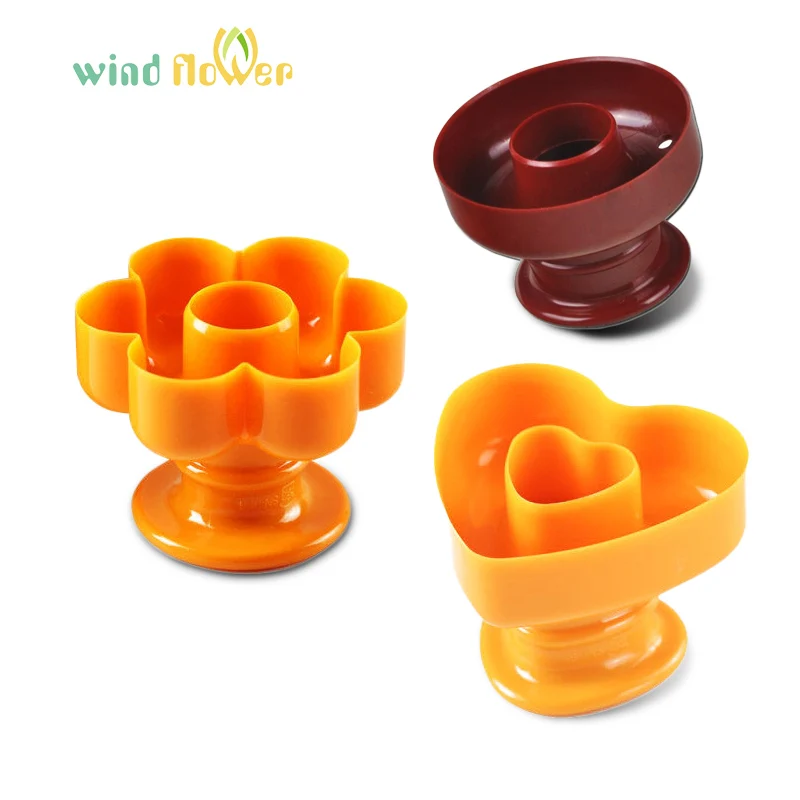 Ветровой цветок 3 шт. DIY инструмент пластик пончики 3D резак помадка плесень для