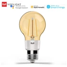 Yeelight YLDP22YL E27 6 Вт умный светодиодный ламп накаливания 2700K 700LM работать с Homekit 220-240V для точечных светильников настольная лампа Фонари