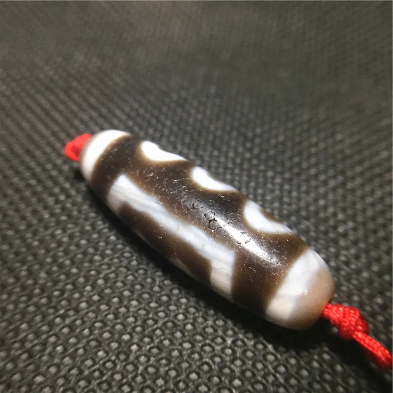 Cinnabar Dots Lucky 5 глаз тибетские бусины дзи большой мудростью Тотем амулеты талисман