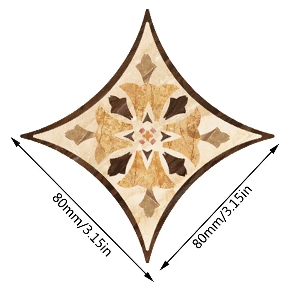 Самоклеящиеся диагональные наклейки для плитки s на пол стену ванной комнаты 3D