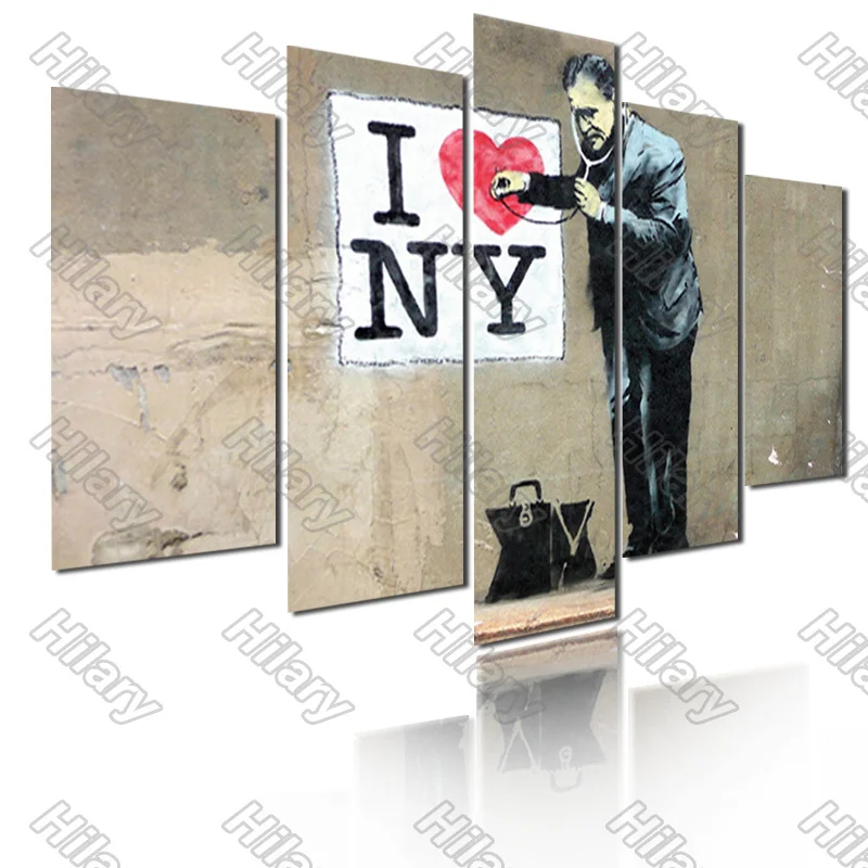 

Poster Auscultation Heart Figure Carving Figure Canvas Painting 5Pcs Posters Painting Wall Art Decoration for Living Room