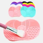 2021 силиконовая кисть для нанесения основы под макияж, скребок, щетка для макияжа, искусственный коврик для чистки геля, ручной инструмент