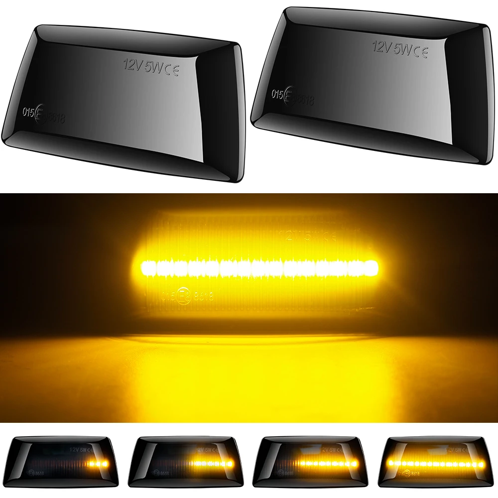 2 шт. Динамический светодиодный маркер светильник боковые зеркала автомобиля Fender