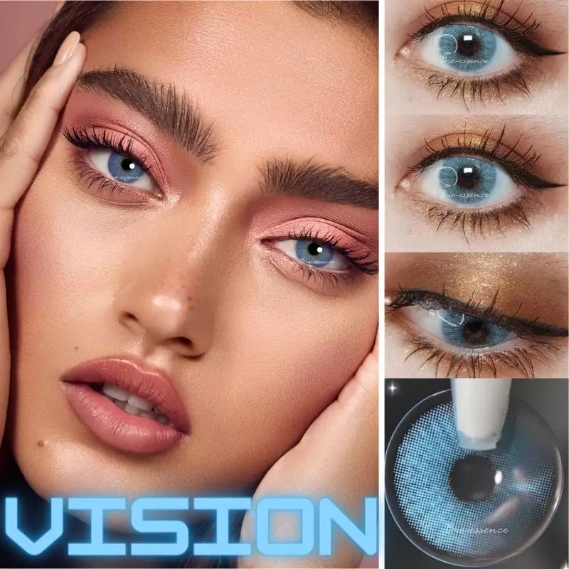 

2 шт./пара, цветные контактные линзы для глаз